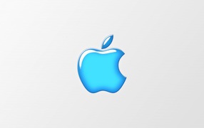 Голубое яблоко Apple