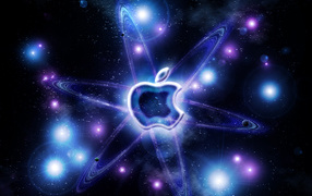 Космическое яблоко apple