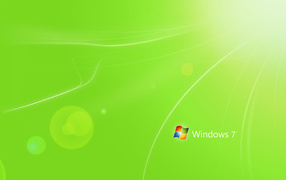 Windows 7 light green theme