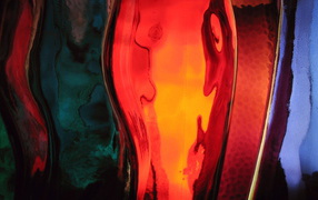 Цветные бутылки