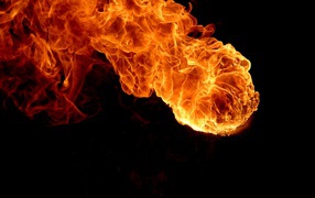 Летящий огонь