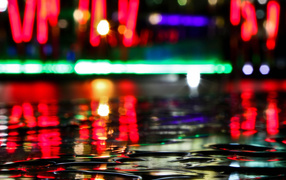 Огни ночного Дублина