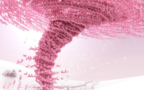 Розовый смерч