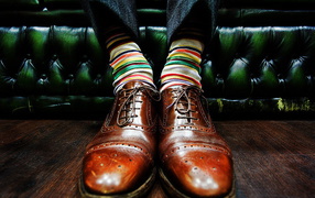 Полосатые носки