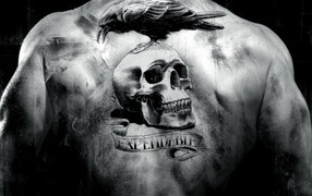 Тату на спине