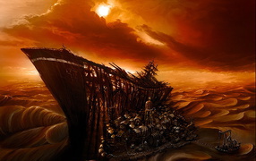 Корабль в пустыне