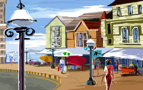 Городская улочка