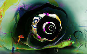 Цветная улитка