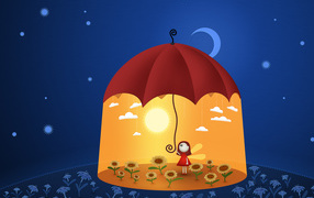 День под зонтом