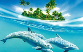 Семейство дельфинов
