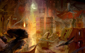 Ночной Шанхай