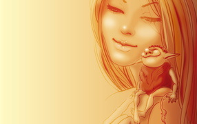 Девушка и гном