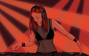 Девушка DJ