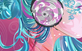 Девушка в наушниках