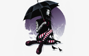 Готичная девушка