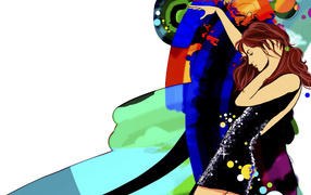 Девушка в ритме