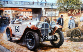 Гонки на старинных автомобилях