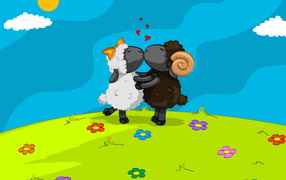 Влюбленные овечки