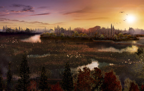 Красивый пейзаж