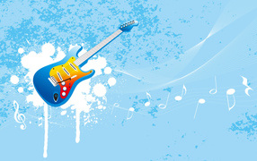 Голубая гитара