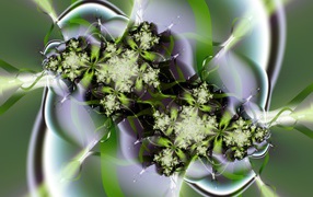 Зеленые цветы