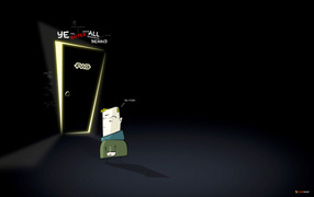 Задняя дверь