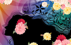 Векторные цветы