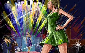 Показ модной одежды