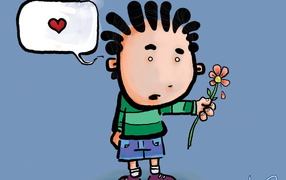 Эмо цветок в подарок