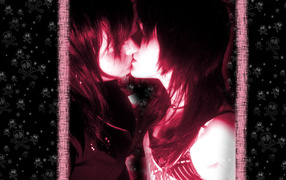 Эмо поцелуй