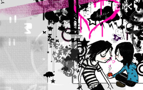 Эмо парочка