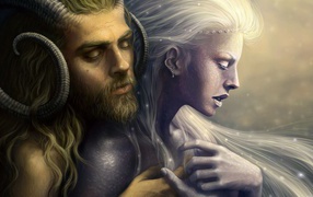 Сатир и дух воды