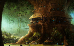 Дерево- дом