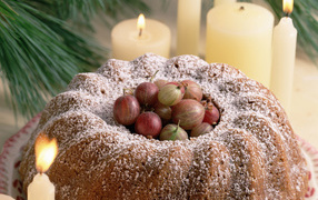 Пирог с крыжовником