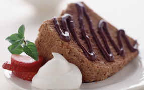 Кусок пирога на десерт