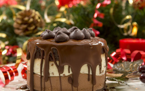 Шоколадное пирожное