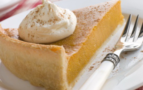 Пирог с кремом