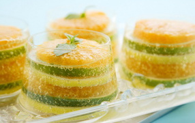 Фрукты в желе