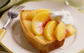 Персиковый пирог