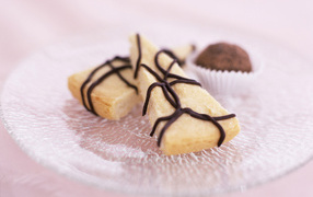 Кусочки пирожное