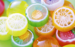 Разноцветная карамель