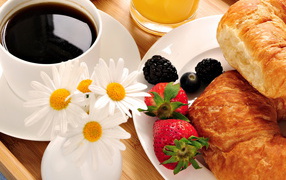 Кофе и булочки