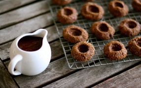 Печенье и горячий шоколад