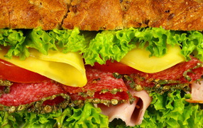 Вкусный бутерброд