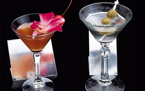 Коктейль с оливками