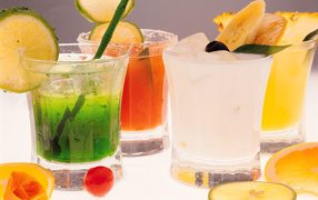 Вкусные коктейли с лимоном