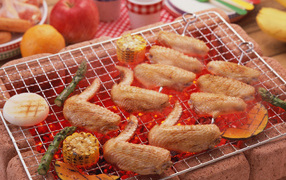 Крылышки барбекю