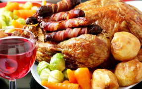 Жаренная курица