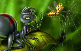 Пойманная пчелка