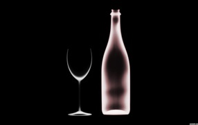 Бутылка после сканирования